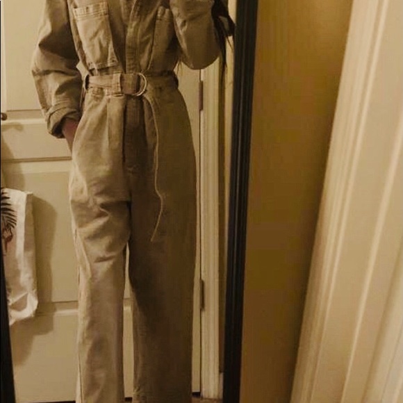 NWT! Free People Wayward Slouch Coverall Ginger S - Picture 14 of 16